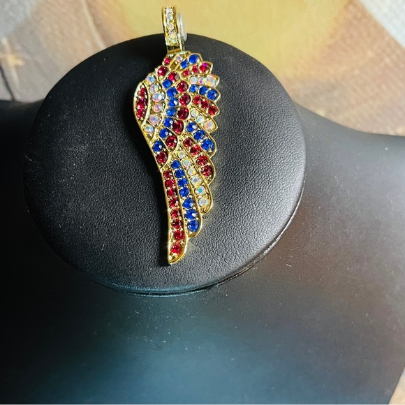 🪽Fabulous Kirk’s Folly Red, White, & Blue Angel Wing Magnetic Enhancer! - Picture 8 of 13